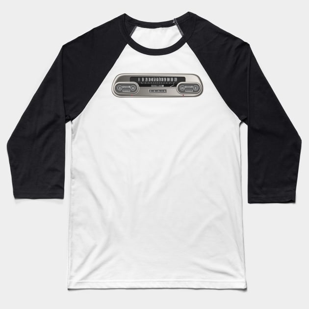 Cadillac Speedometer Baseball T-Shirt by tuditees